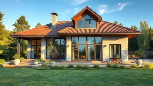 allnewhomes.ru | Проекты домов из клееного бруса с большими панорамными окнами