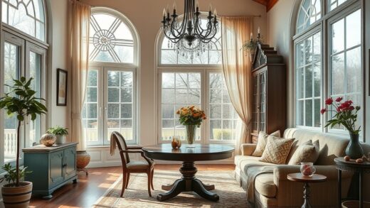 allnewhomes.ru | Классический интерьер загородного дома: лепнина, колонны, дорогие материалы